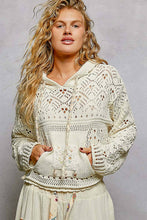 Load image into Gallery viewer, Chandy Crochet Hoodie Sweater