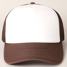 Load image into Gallery viewer, Blank Trucker, choose a removable patch