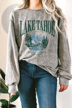 Load image into Gallery viewer, LAKE TAHOE CALIFORNIA MINERAL GRAPHIC TERRY SWEATSHIRT