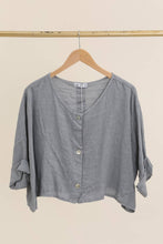 Load image into Gallery viewer, Italian Linen Button Down Top