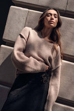 Load image into Gallery viewer, Starlight Winter Aqua Sweater