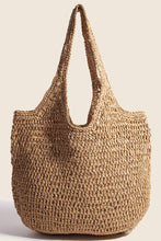 Load image into Gallery viewer, Large Braided Hobo Shoulder Bag