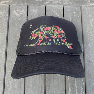 Floral Surf Bear Hat