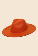 Load image into Gallery viewer, Flat Brim Fedora Fashion Hat