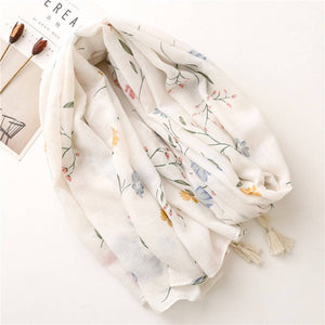 Floral Print Scarf