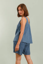 Load image into Gallery viewer, V-neck Tank Top 100% linen