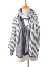 Load image into Gallery viewer, Scarvii - Stripe Boho Scarf