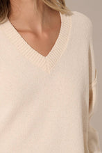 Load image into Gallery viewer, Sophie Exposed-Seam V-Neck Sweater
