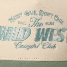 Load image into Gallery viewer, Messy Hair Wild West Cowgirl Club Embroidery Hat
