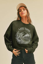 Load image into Gallery viewer, Tahoe Bear Short Crop Sweatshirt