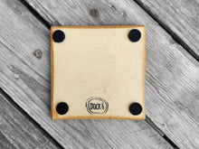 Load image into Gallery viewer, Square Coaster Set of 4 - Textured Turquoise Coasters