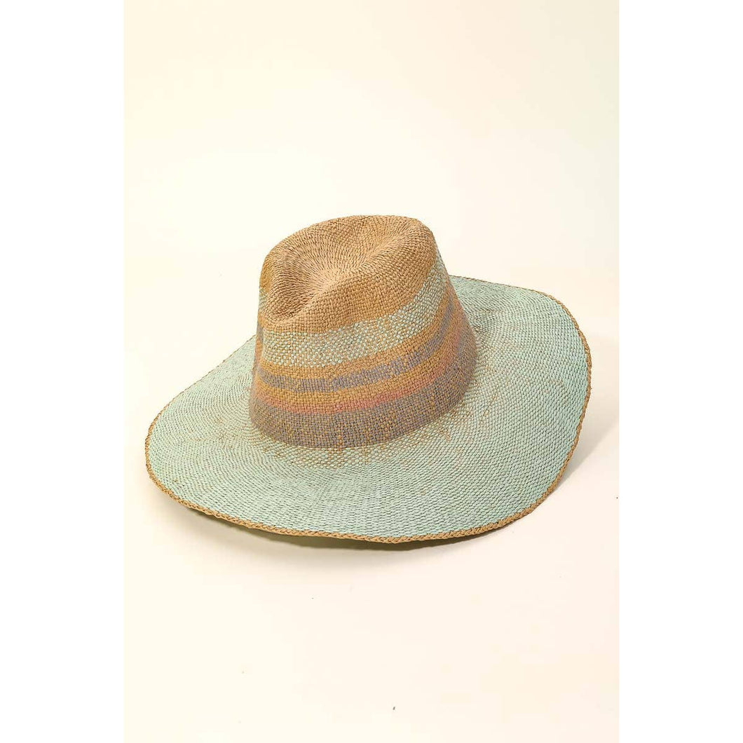 Spring Hue Sun Raffia Hat
