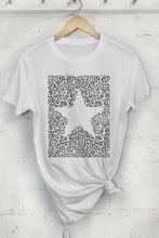 Load image into Gallery viewer, STAR LEOPARD GRAPHIC TSHIRTS