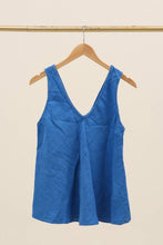 Load image into Gallery viewer, V-neck Tank Top 100% linen