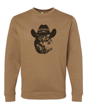 Load image into Gallery viewer, Meowdy Cowboy Cat Adult Crew