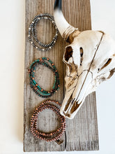 Load image into Gallery viewer, Navajo Style Pearl Stackable Bracelets