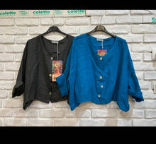 Load image into Gallery viewer, Italian Linen Button Down Top