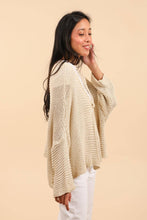 Load image into Gallery viewer, Oversized Cotton Knit Cardigan I