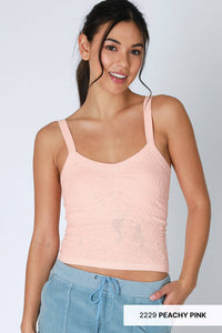 Lace V Neck Top