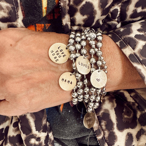 Small Coin Tag Bracelets