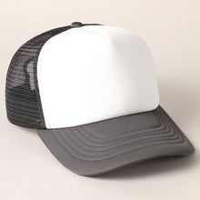 Load image into Gallery viewer, Blank Trucker, choose a removable patch