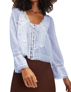 Lacy Boho Blouse Top