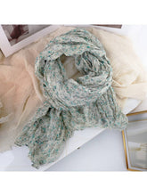 Load image into Gallery viewer, Scarvii - Floral Crinkle Lightweight Scarf