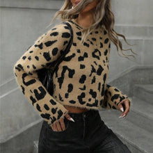 Load image into Gallery viewer, Leopard-Print Sweater