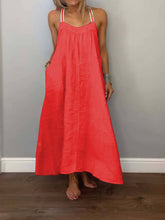 Load image into Gallery viewer, Summer Suspender Maxi Dress