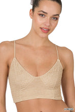 Load image into Gallery viewer, Zenana Smocked Bralette