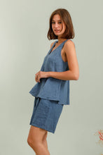 Load image into Gallery viewer, V-neck Tank Top 100% linen