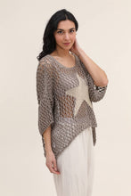 Load image into Gallery viewer, French Cotton Knit Sweater with Star