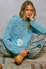 Load image into Gallery viewer, Chandy Crochet Hoodie Sweater