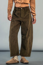 Load image into Gallery viewer, Cora Corduroy Barrel Jeans