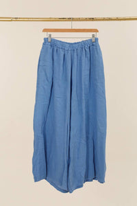 Italian Linen Wide Leg Pants