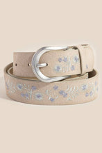 Load image into Gallery viewer, Soft Floral Embroidered Vegan Leather Belt