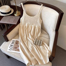 Load image into Gallery viewer, Crochet Spaghetti Strap Dress
