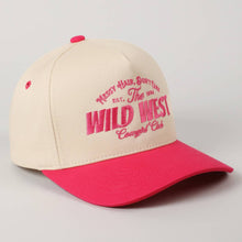 Load image into Gallery viewer, Messy Hair Wild West Cowgirl Club Embroidery Hat