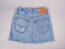 Load image into Gallery viewer, Upcycled Denim Mini-Skirt