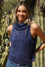 Load image into Gallery viewer, COWL NECK SLEEVELESS SWEATER TOP