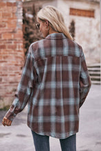 Load image into Gallery viewer, Women&#39;s Loose Flannel Plaid Shirt