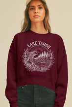 Load image into Gallery viewer, Tahoe Bear Short Crop Sweatshirt