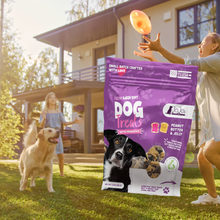 Load image into Gallery viewer, JoJo Good Chews Peanut Butter and Jelly Soft Dog Treats