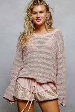 Load image into Gallery viewer, Shay Blush Sheer Sweater