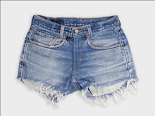 Load image into Gallery viewer, Low-Rise Upcycled Denim Shorts - Original