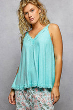 Load image into Gallery viewer, Black Lace Tank Top