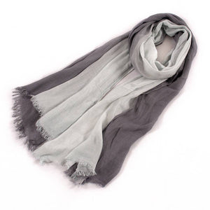Elegant Contrast Style Long Scarf