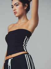 Load image into Gallery viewer, Side Stripe Strapless Tube Top