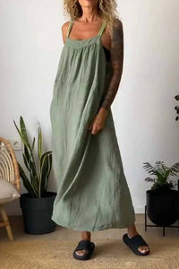 Summer Suspender Maxi Dress