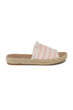 Load image into Gallery viewer, MELANIE-01 Striped Espadrille Slides
